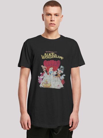 F4NT4STIC Shirt 'Disney Alice In Wonderland' in Black: front