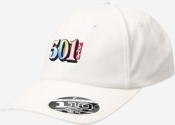 Cappello da baseball di LEVI'S ® in bianco: frontale