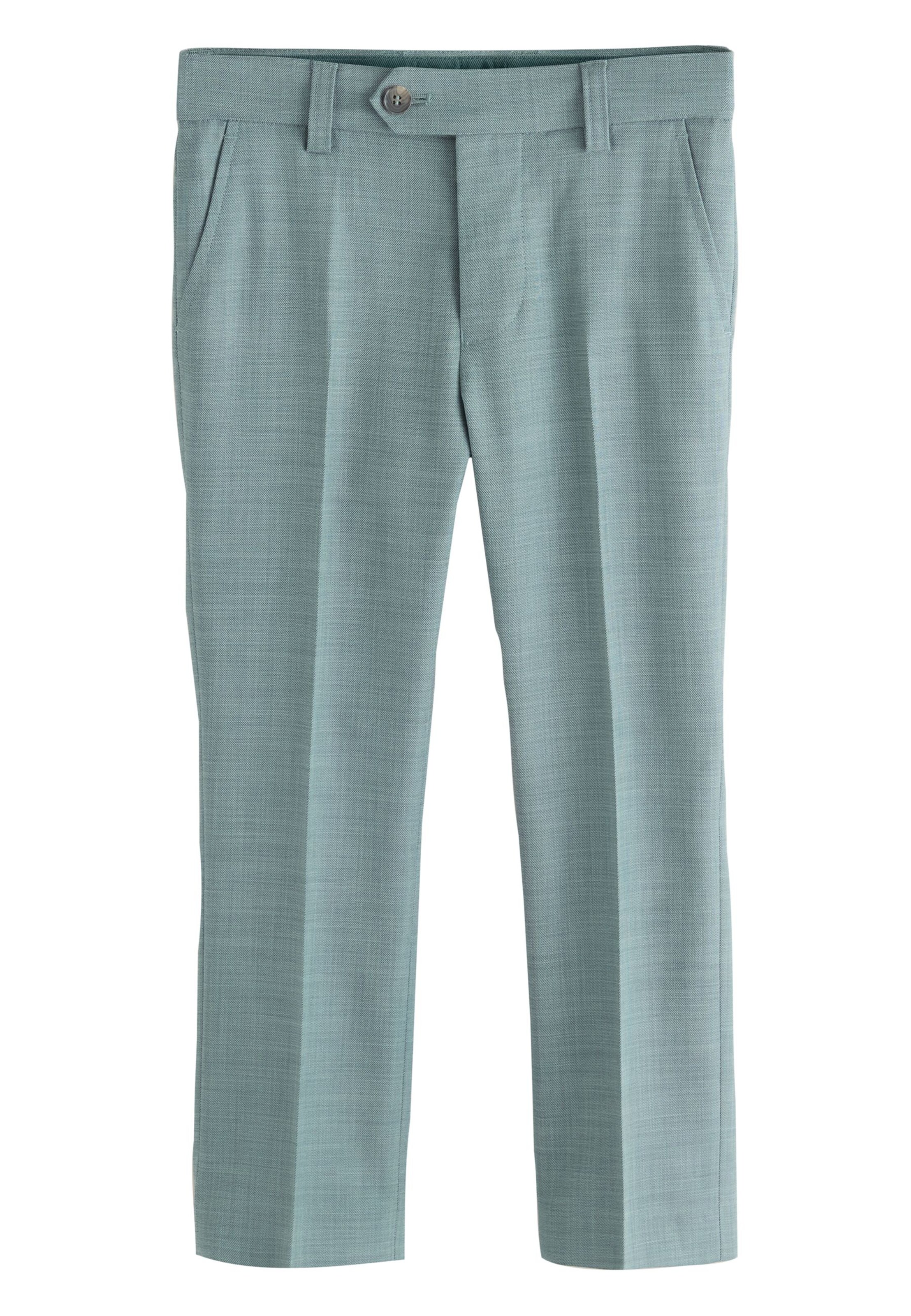 Next Слим фит Панталон в зелено: отпред