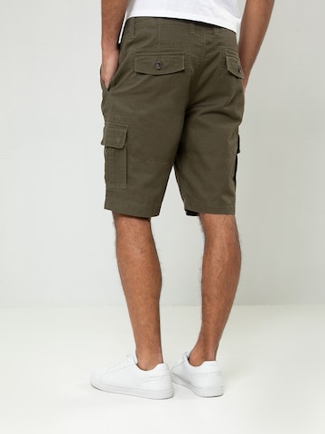 Regular Pantalon cargo 'Bute' Threadbare en vert