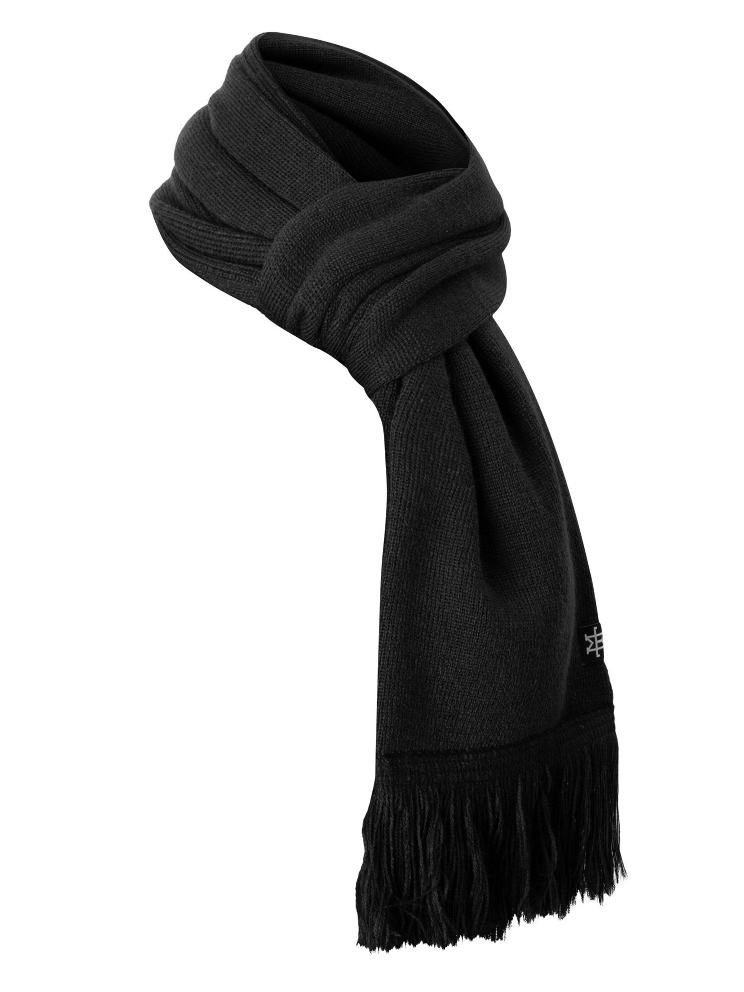 Manufaktur13 Scarf 'Fringe' in Black