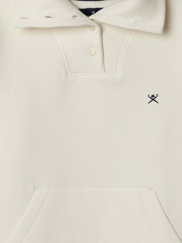 Sweat 'Deep In Thought' Hackett London en blanc