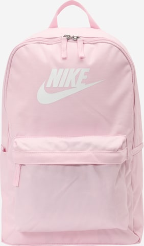 Nike Sportswear Plecak 'Heritage' w kolorze różowy: przód