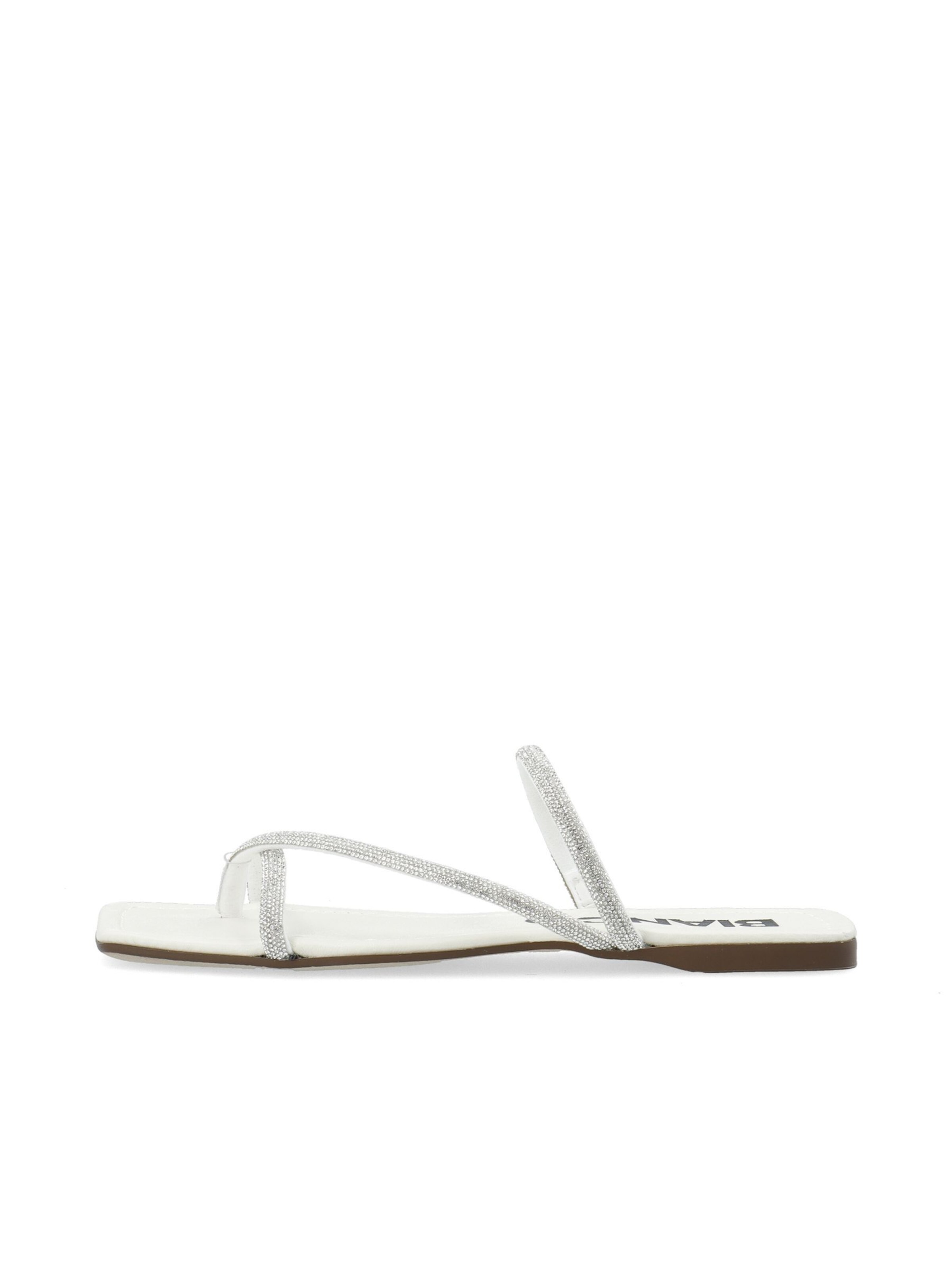 Bianco - Sandalias de dedo 'Sissel' en blanco: frente