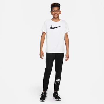 NIKE Tapered Sportbroek in Zwart