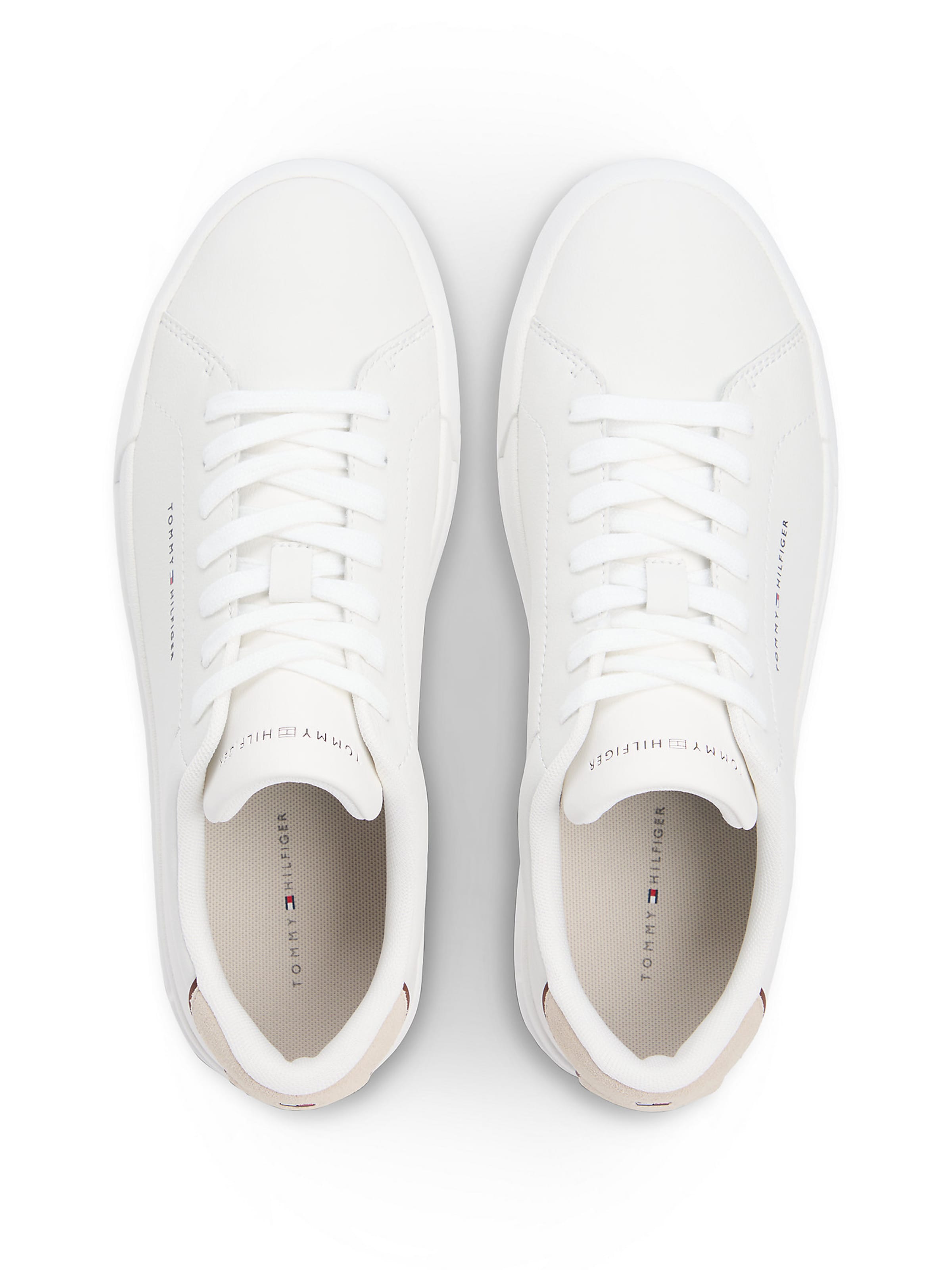 TOMMY HILFIGER Platform trainers 'Court Ess' in Beige