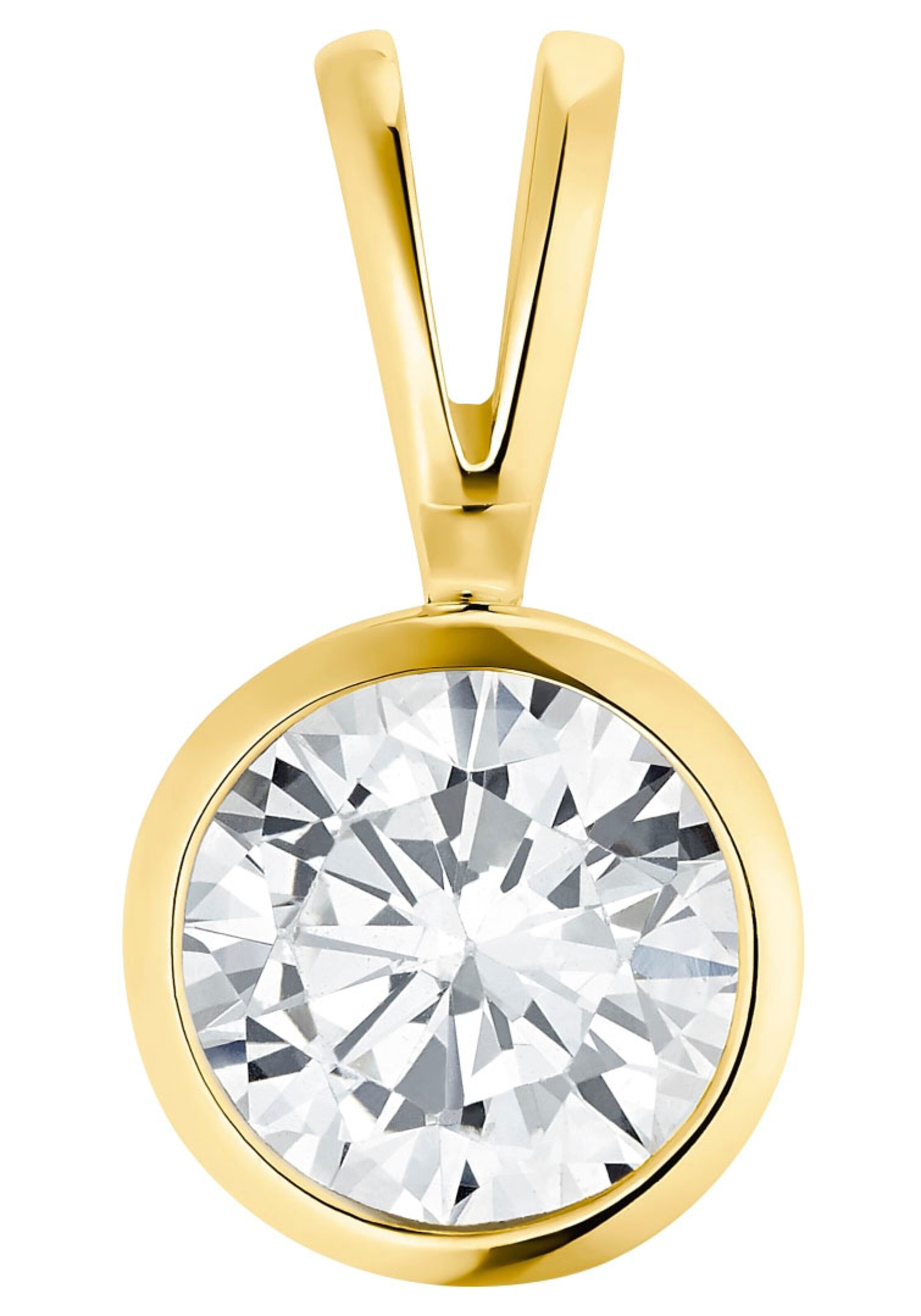 AMOR Anhänger in Gold: Vorderseite