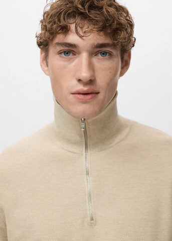 MANGO MAN Pullover 'Tenp' in Beige