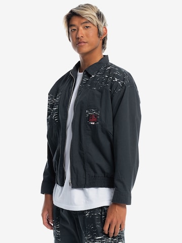 QUIKSILVER Куртка в спортивном стиле 'UPSIDEDOWN' в Черный: спереди