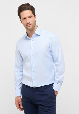 ETERNA Regular fit Zakelijk overhemd in Blauw: voorkant