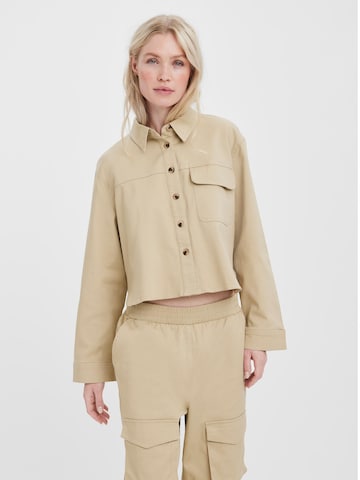 VERO MODA Övergångsjacka 'Tina Maria' i beige: framsida