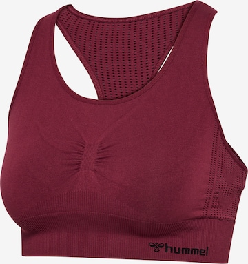 Hummel Bustier Sports-BH i lilla