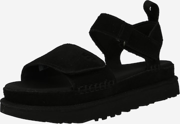 UGG Sandal 'Goldenstar' in Black: front