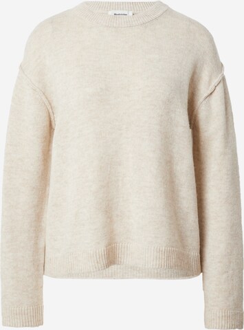 Pull-over 'Howie' modström en beige : devant