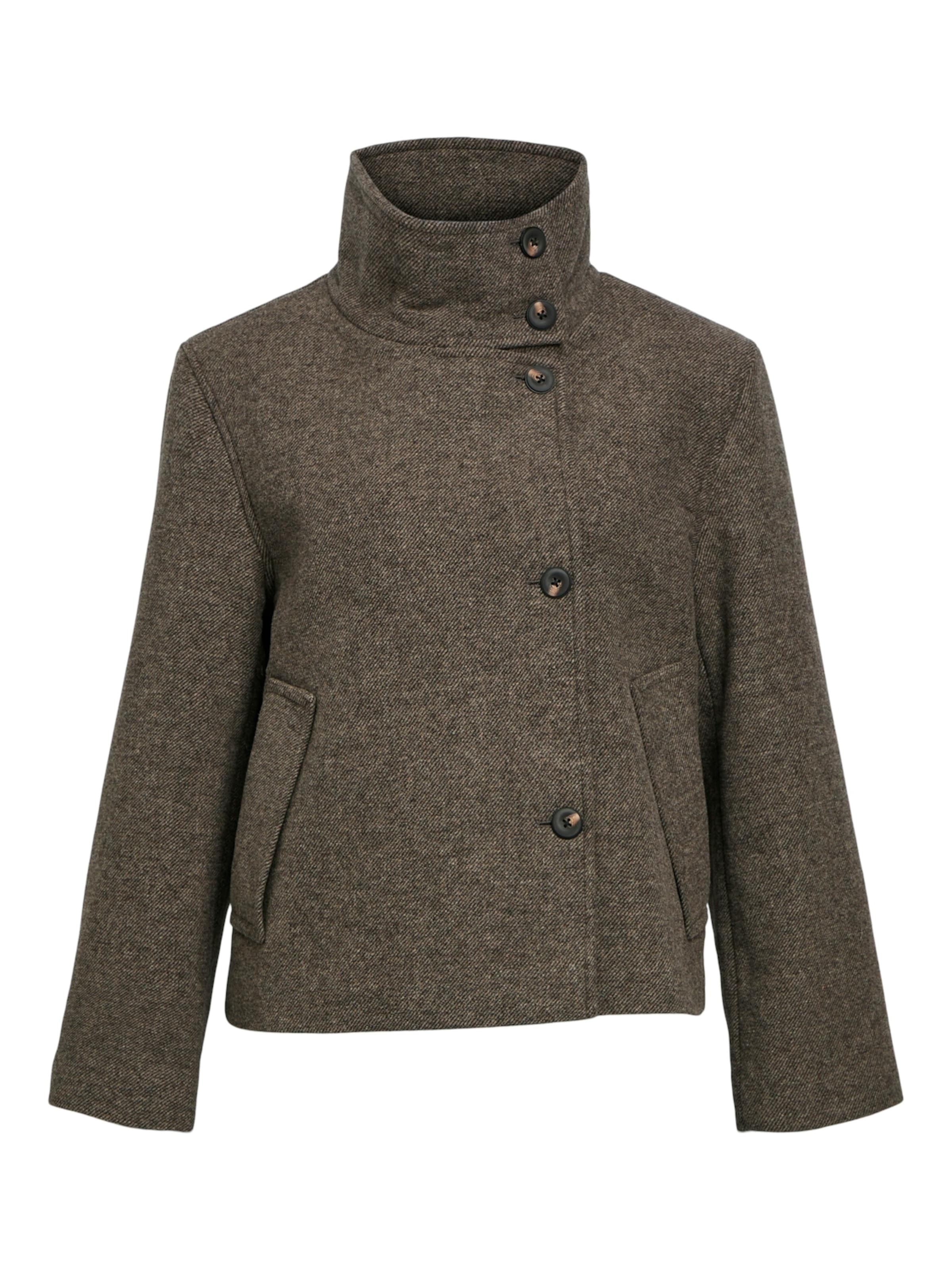 OBJECT Overgangsjakke 'OBJRiki' i brun: forside