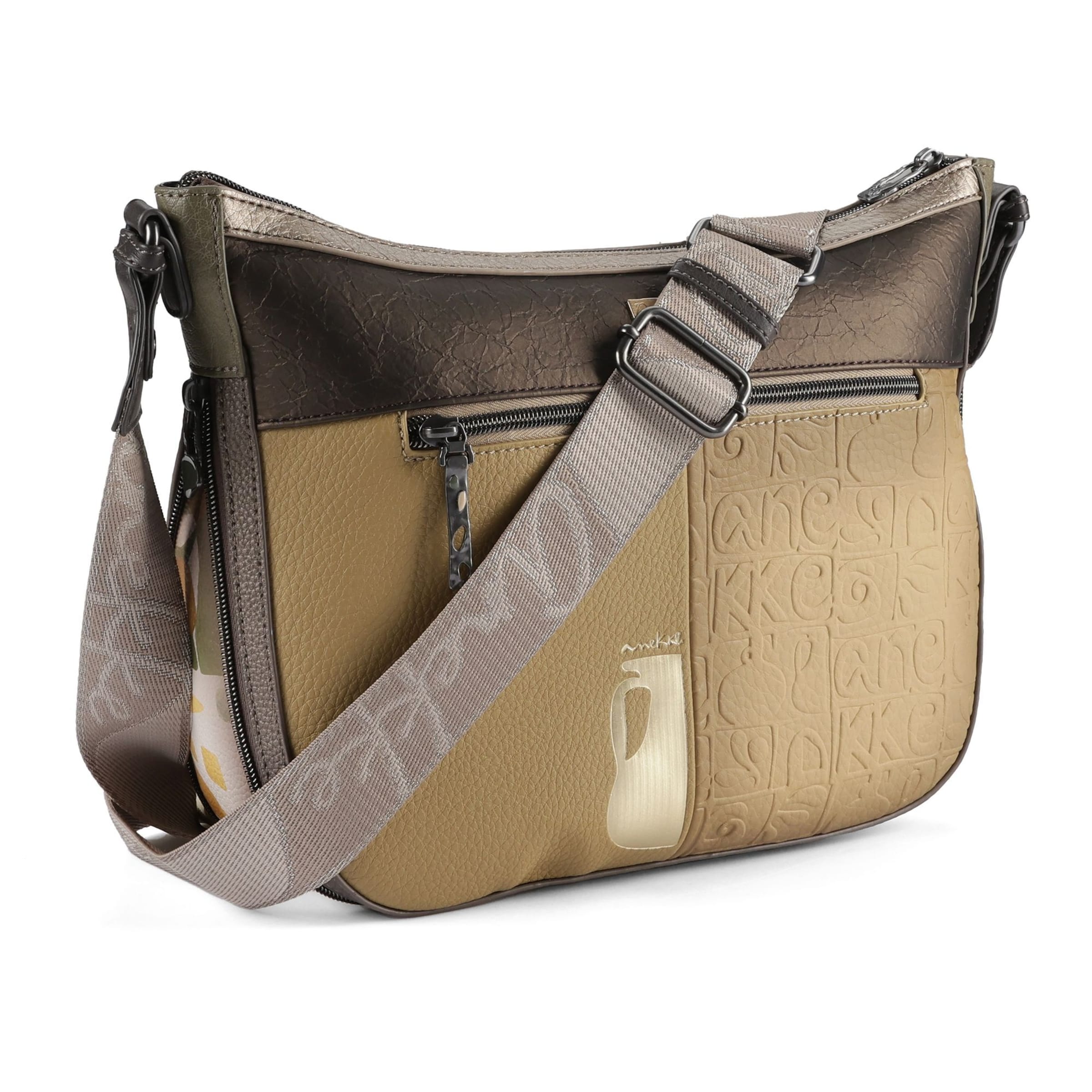 Anekke Schultertasche 'Muse' in Beige