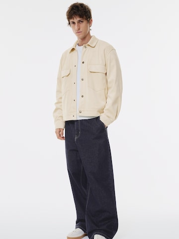 Veste mi-saison Pull&Bear en beige : devant