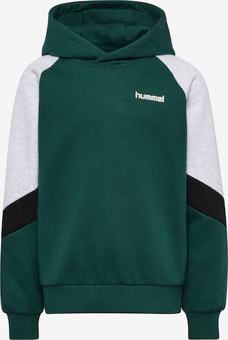 Hummel Sweatshirt in Groen: voorkant