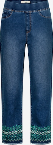 October Regular Jeans in Blauw: voorkant