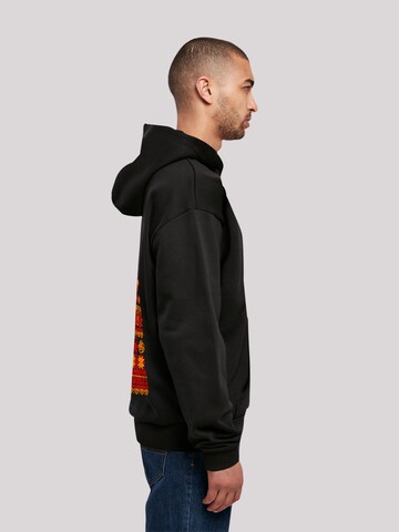 F4NT4STIC Ultra Heavy Hoodie 'Guns And Roses Weihnachten Christmas' in Schwarz