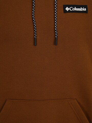 COLUMBIA Athletic Sweatshirt 'Cliff' in Brown