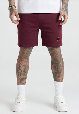 SikSilk Regular Broek in Rood: voorkant