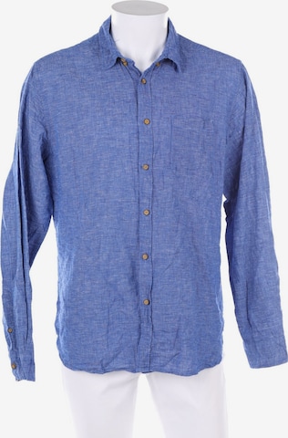 Springfield Button Up Shirt in XL in Blue: front