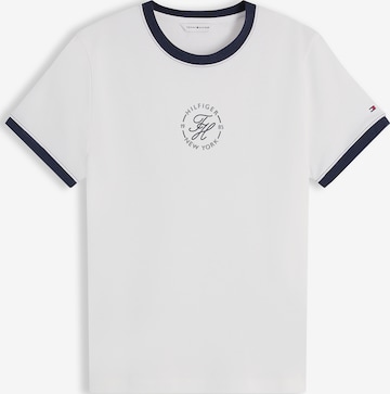 T-shirt TOMMY HILFIGER en blanc : devant