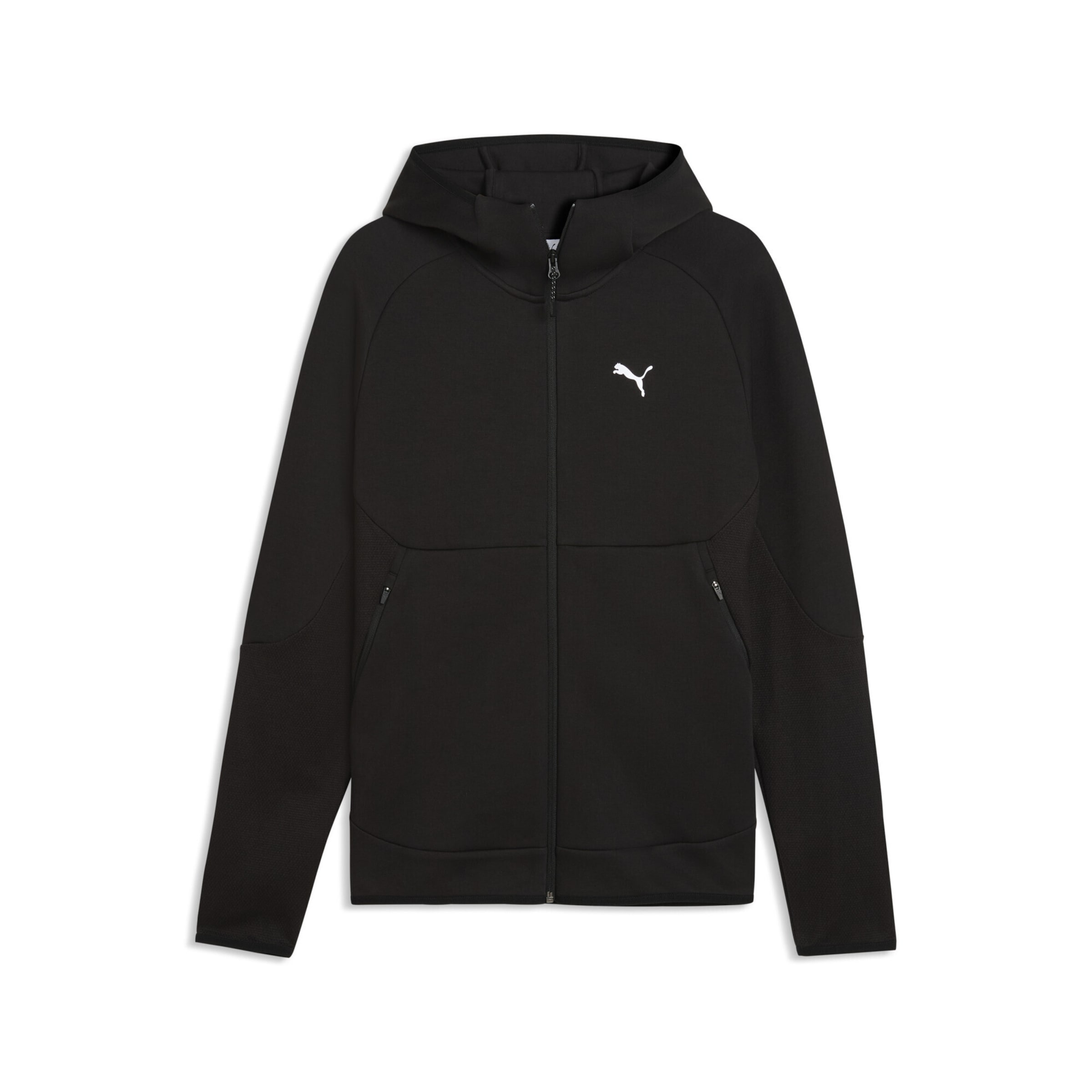 Veste de survêtement PUMA en noir : devant