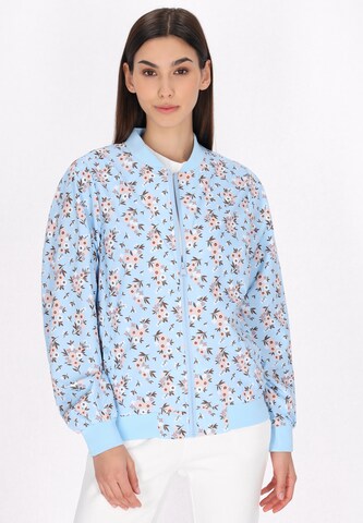 myMo ATHLSR Tussenjas in Blauw: voorkant