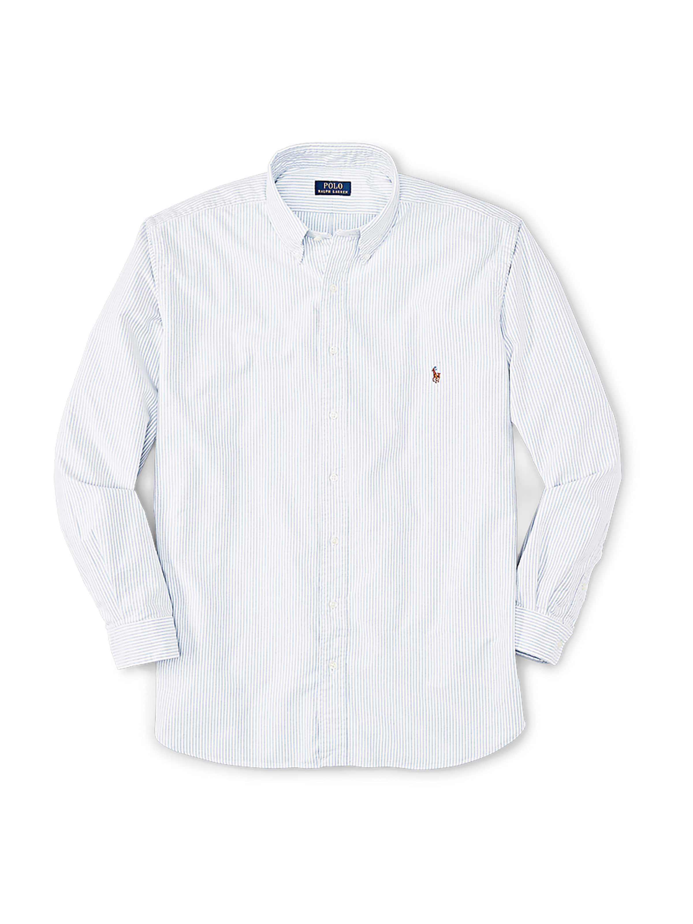 Polo Ralph Lauren Big & Tall Overhemd in Blauw: voorkant