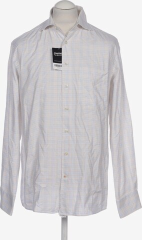 Commander Button Up Shirt in M in Beige: front
