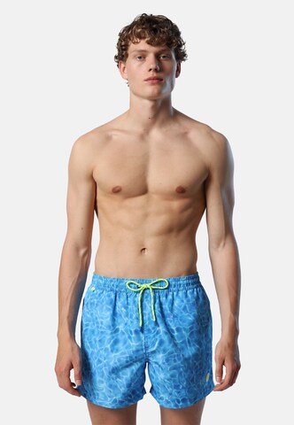 North Sails Zwemshorts in Blauw: voorkant