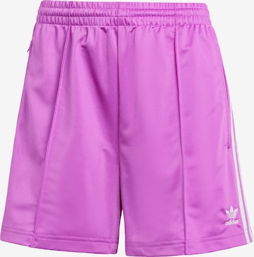 Pantalon 'Firebird' ADIDAS ORIGINALS en violet : devant