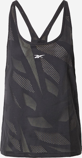 REEBOK Urheilutoppi värissä musta / valkoinen, Tuotenäkymä
