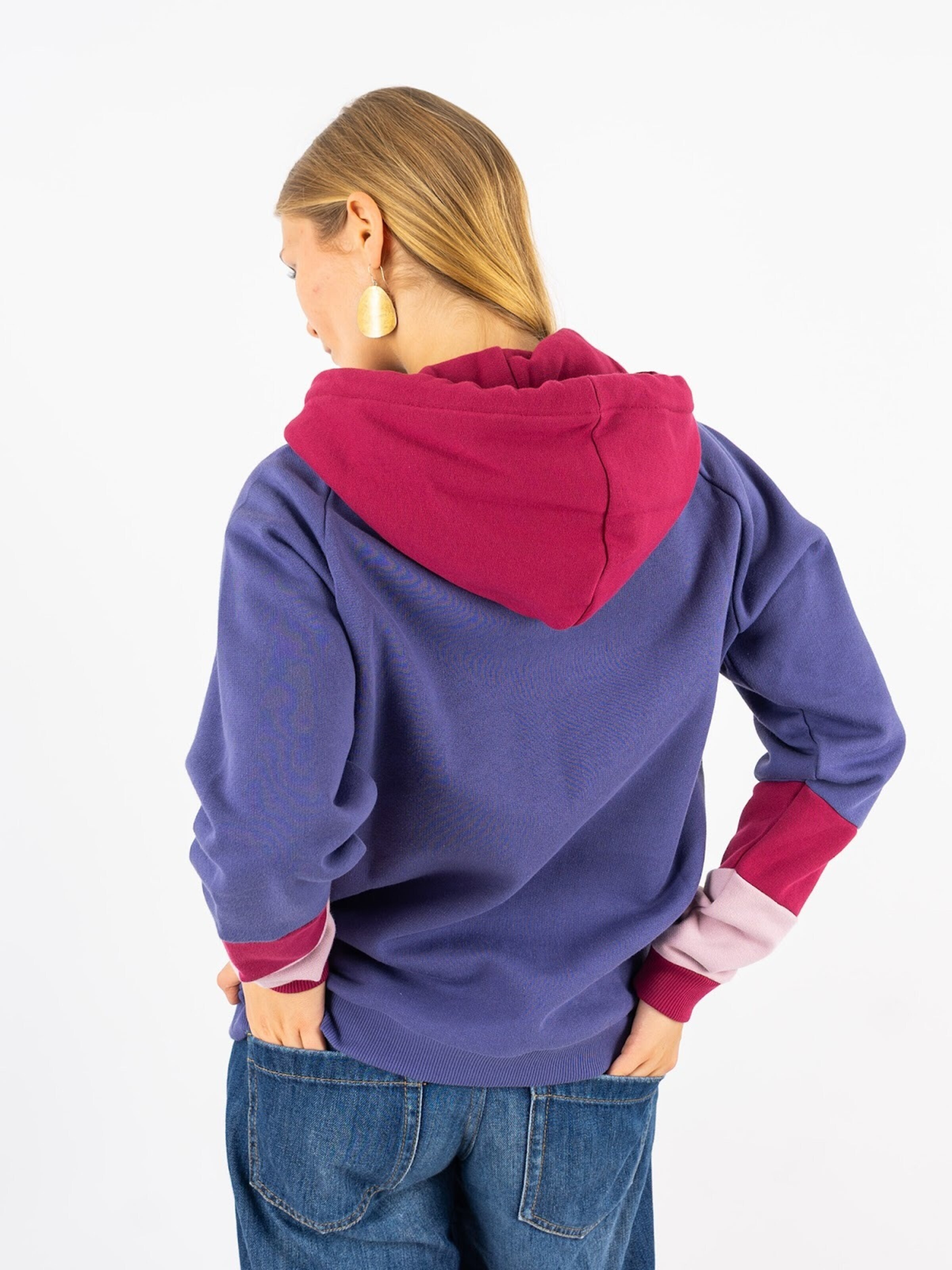 NOORLYS Sweatshirt 'TÜÜTJE' in Purple