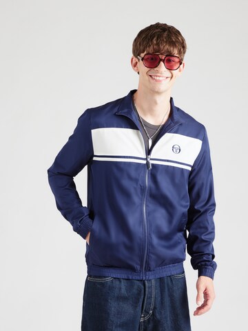 Sergio Tacchini Tepláková bunda - Modrá: predná strana