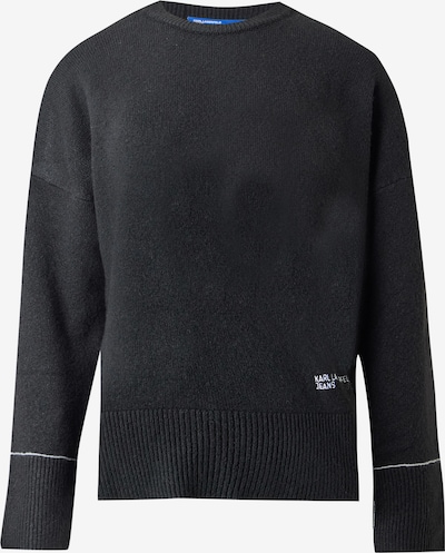 KARL LAGERFELD JEANS Pulover veličine XS u crna / bijela, Pregled proizvoda