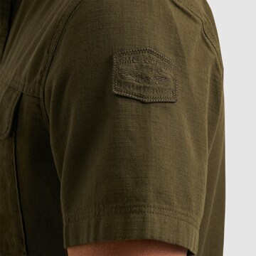 PME Legend Regular fit Button Up Shirt in Brown