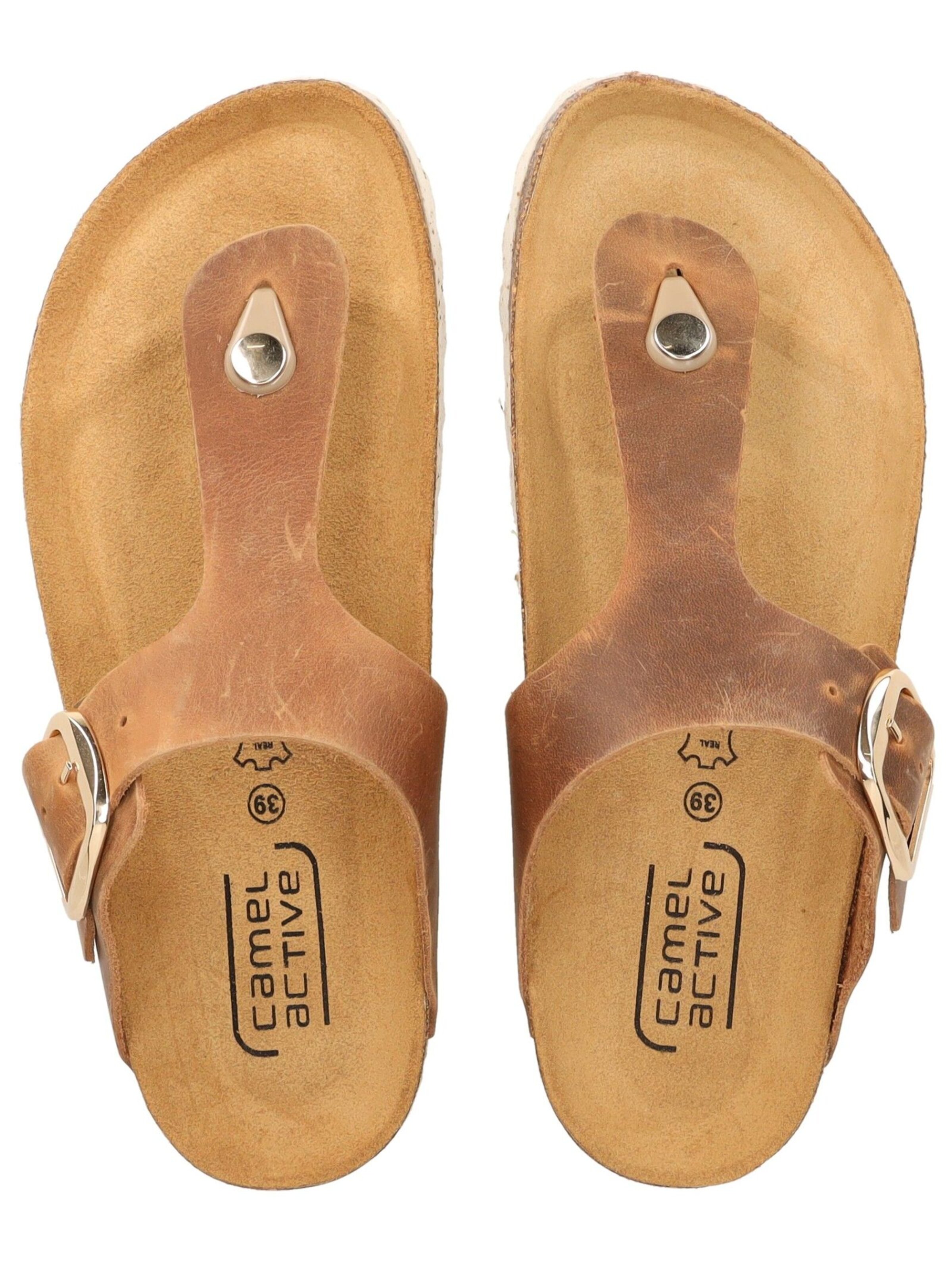 CAMEL ACTIVE T-Bar Sandals in Brown