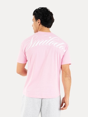 T-shirt Smilodox en rose