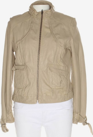 STEFFEN SCHRAUT Lederjacke / Ledermantel L in Pink: Vorderseite