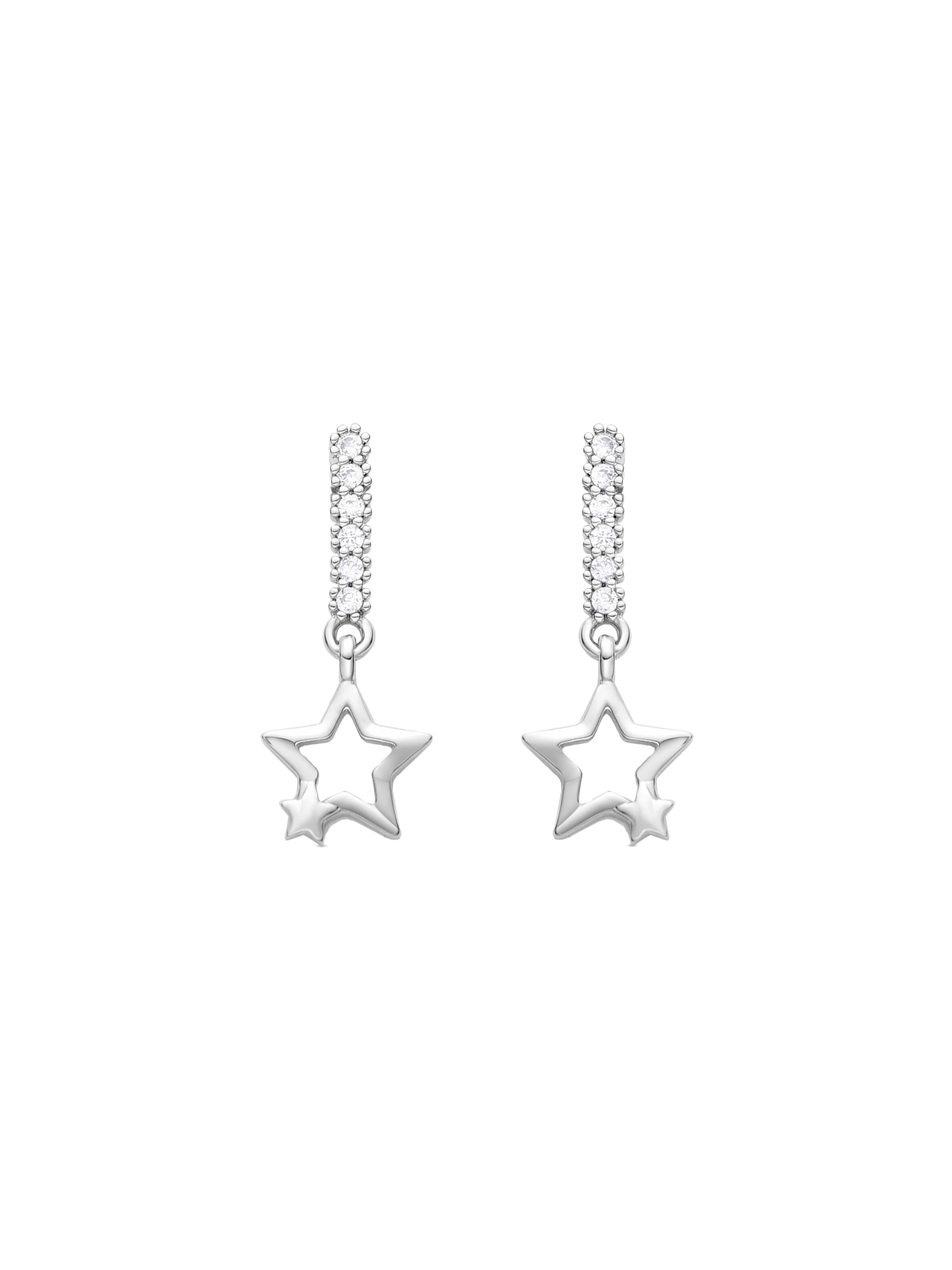 LUXBYLUX Earrings in Silver: front
