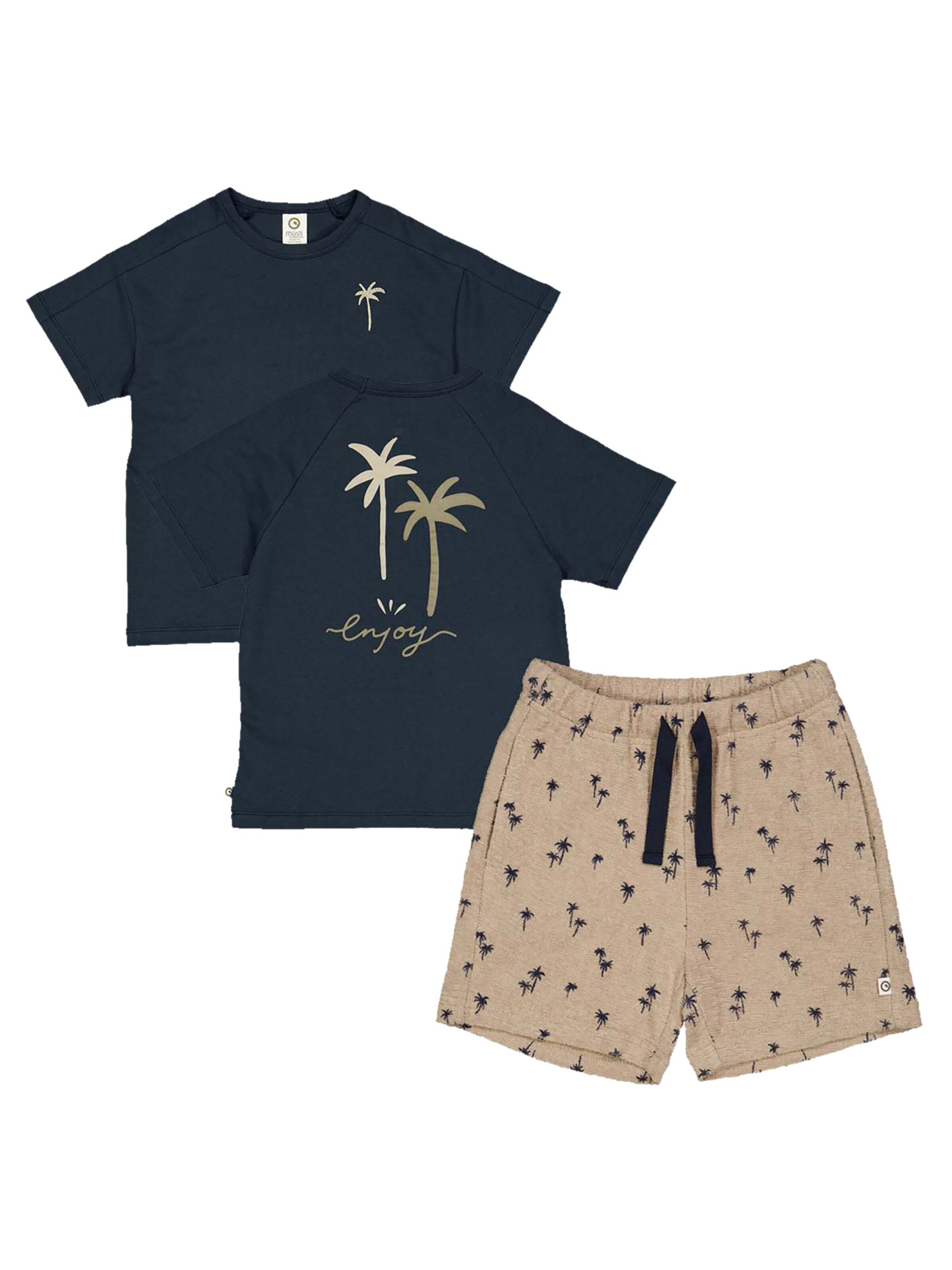 Müsli by GREEN COTTON - Conjuntos em bege: frente