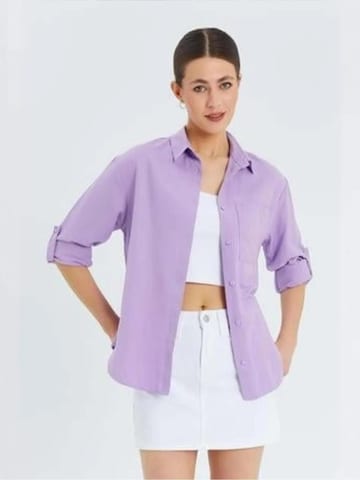 MixRay Bluza | vijolična barva: sprednja stran