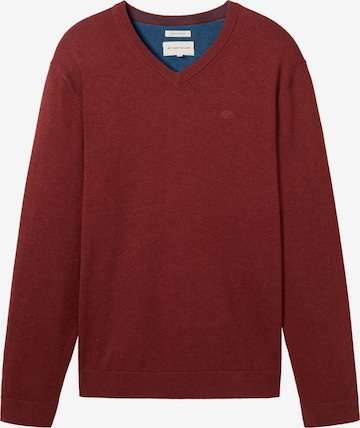 Pullover di TOM TAILOR in rosso: frontale