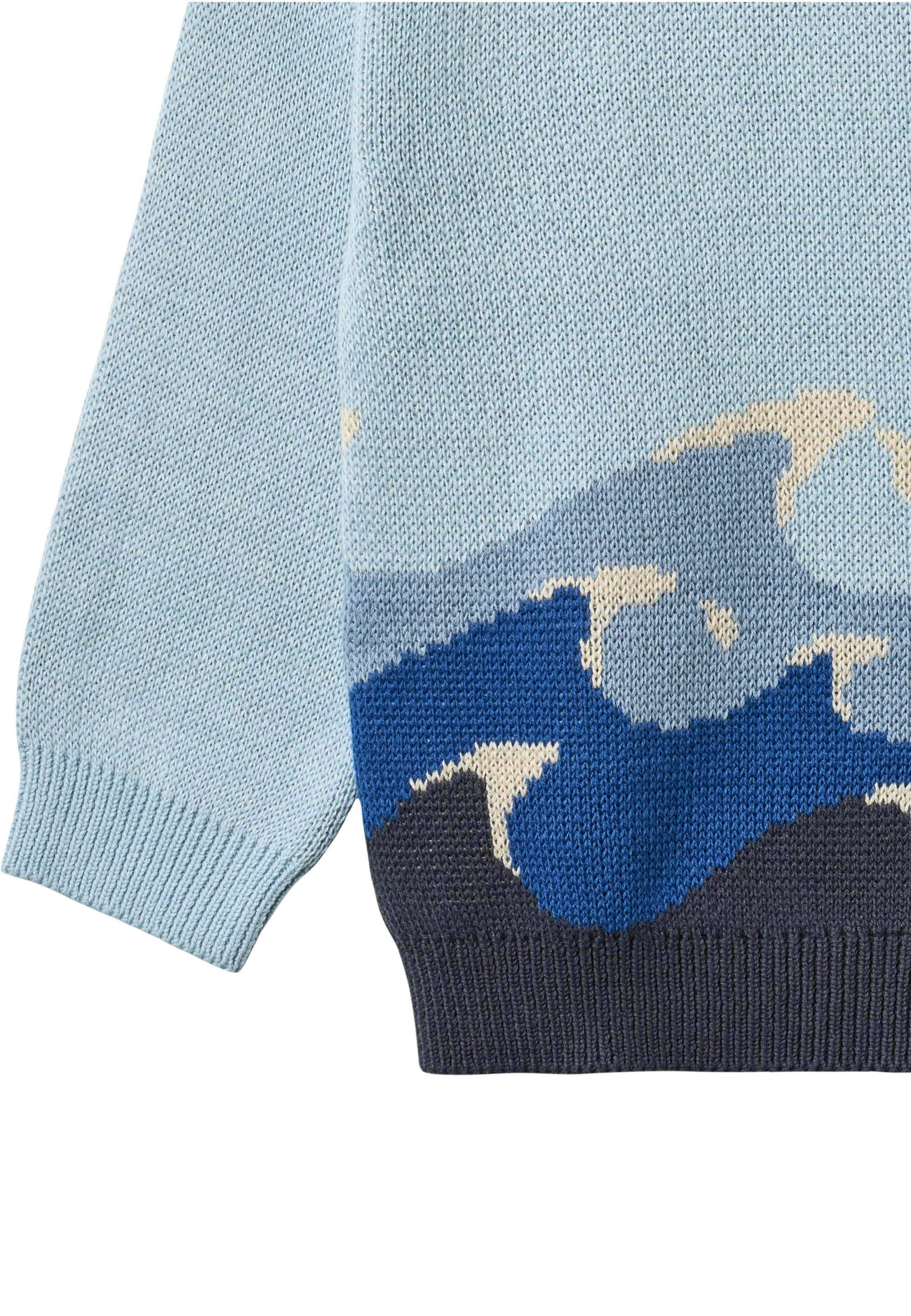 WHEAT Svetr 'Knud' – modrá