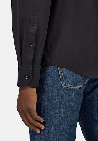 Coupe regular Chemise Boggi Milano en noir
