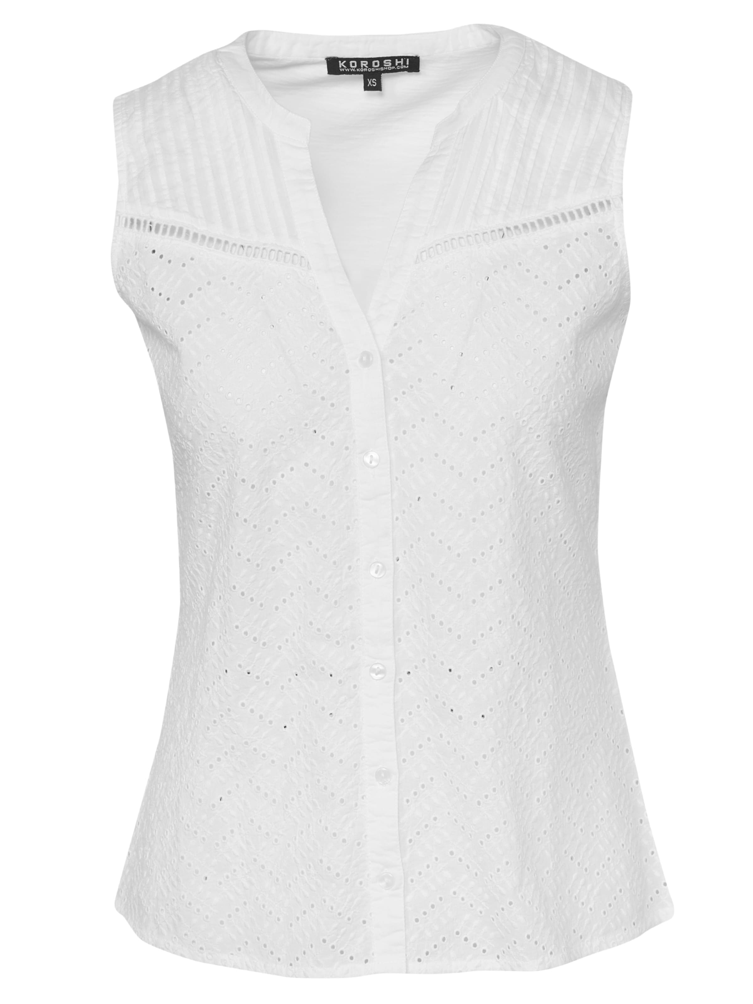 KOROSHI Blúzka - Biela: predná strana