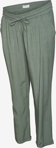 MAMALICIOUS Regular Pants 'BIBI' in Green: front